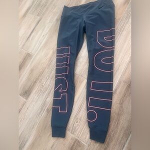Nike Leggings with “ Just Do It” motto down legs